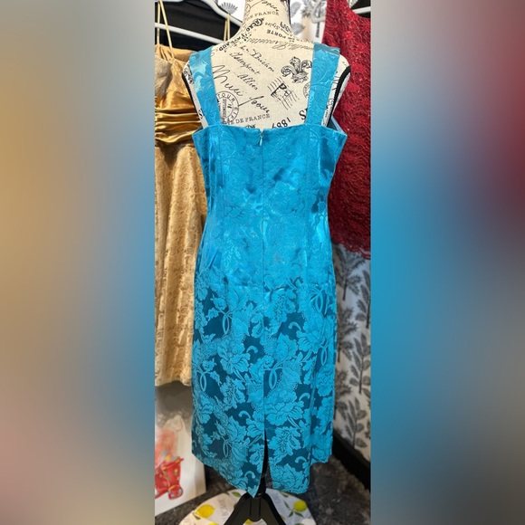 Nah nah Collection blue 2 piece dress blazer set size 10 - Picture 6 of 16